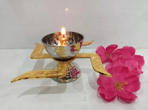 Brass Swastik Diya - Shopsmart9
