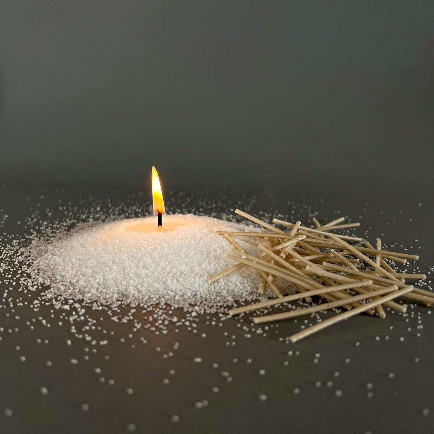 Pearl Soy Wax for Custom Candles 200gram + 50 Wicks - Shopsmart9