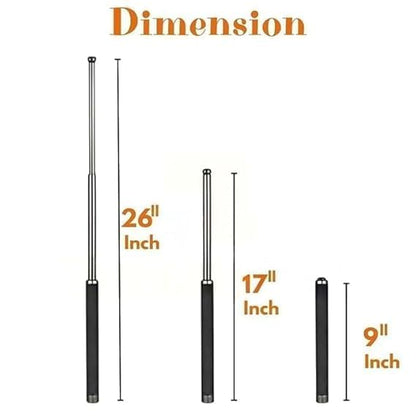 Self Defense Stick or Hand Pointer Extendable Telescopic Retractable Pointer