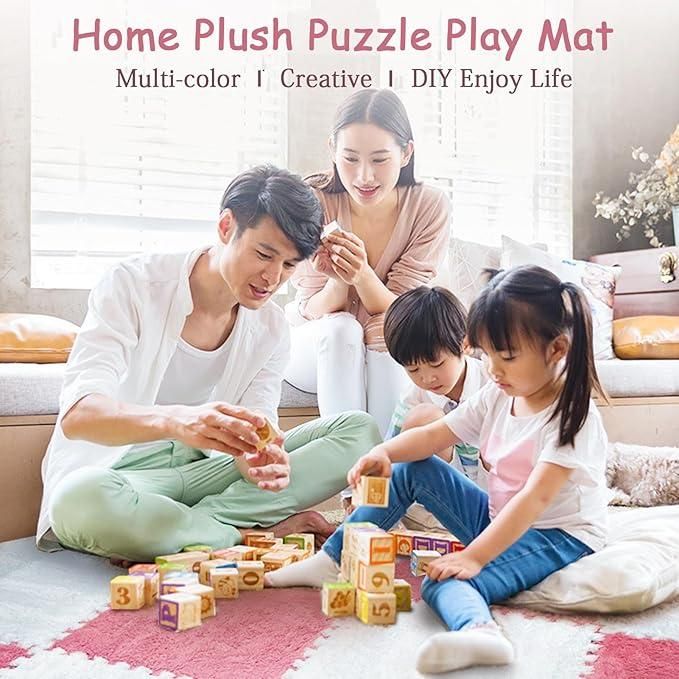 Interlocking Carpet Tiles Mat (6pc) - Shopsmart9