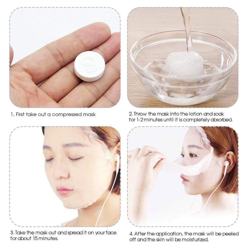 Disposable Face Mask Tablets (Pack of 50pc) - Shopsmart9