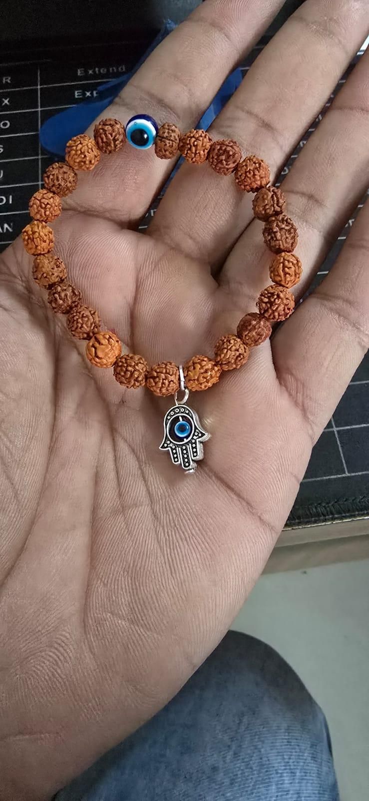 Spiritual Eye Bohemian Rudraksha Beads Bracelet Pack of 1 - Shopsmart9