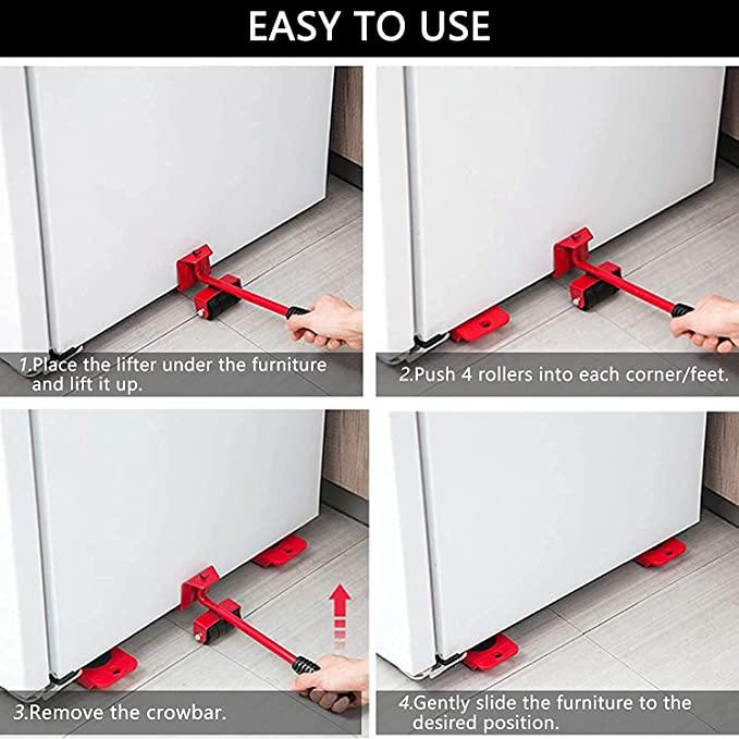 Heavy Furniture Lifter Tools with Sliders for Easy and Safe Shifting - Shopsmart9