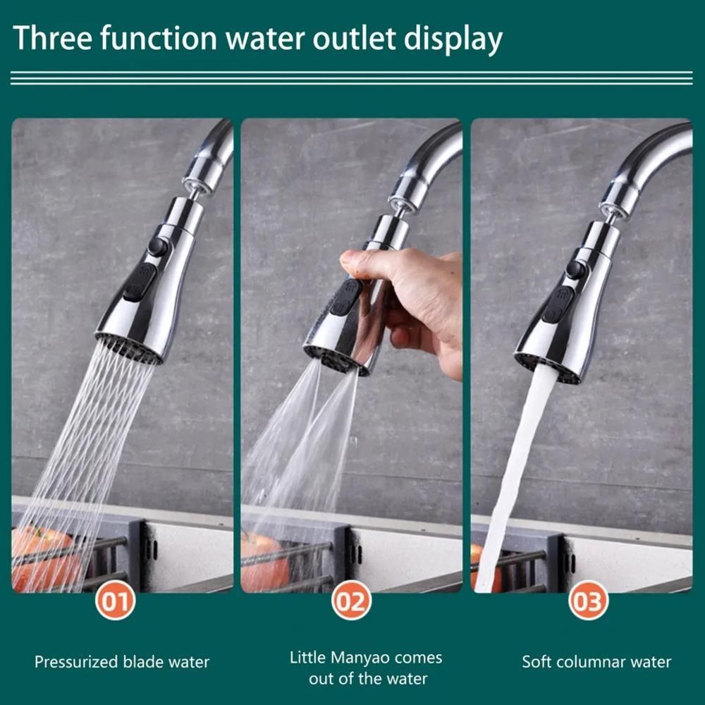 3 Modes Kitchen Sink Faucet - Shopsmart9