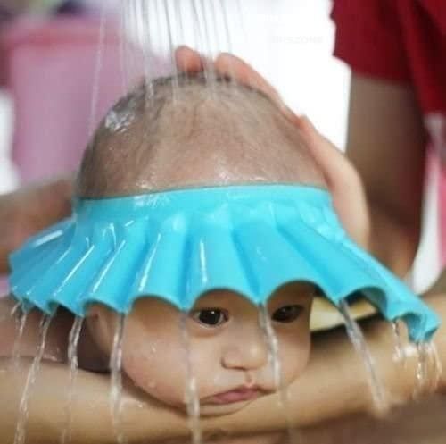 Baby Adjustable Safe Bathing Shower Cap (Pack of 2) - Shopsmart9
