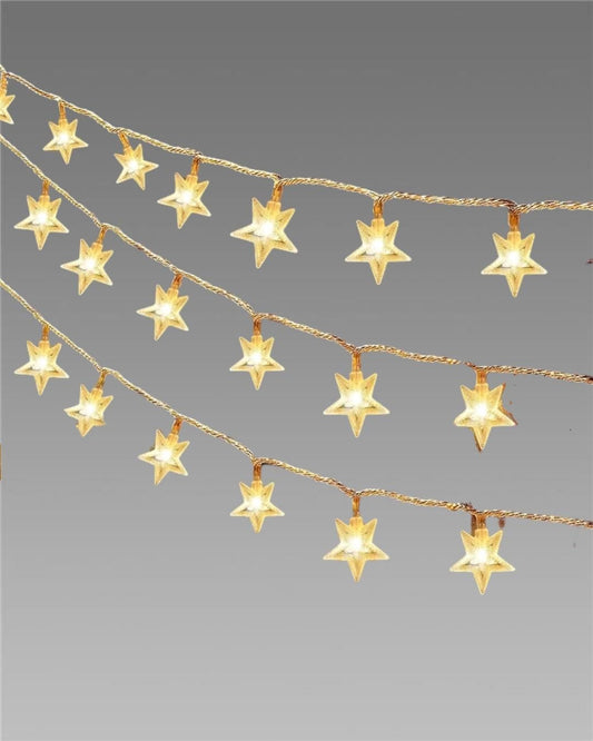 Serial String Star Lights for Decoration - Shopsmart9