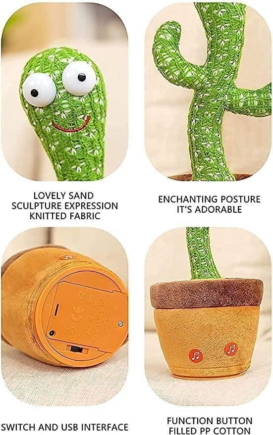 LED Musical Dancing & Mimicry Cactus Toy - Shopsmart9