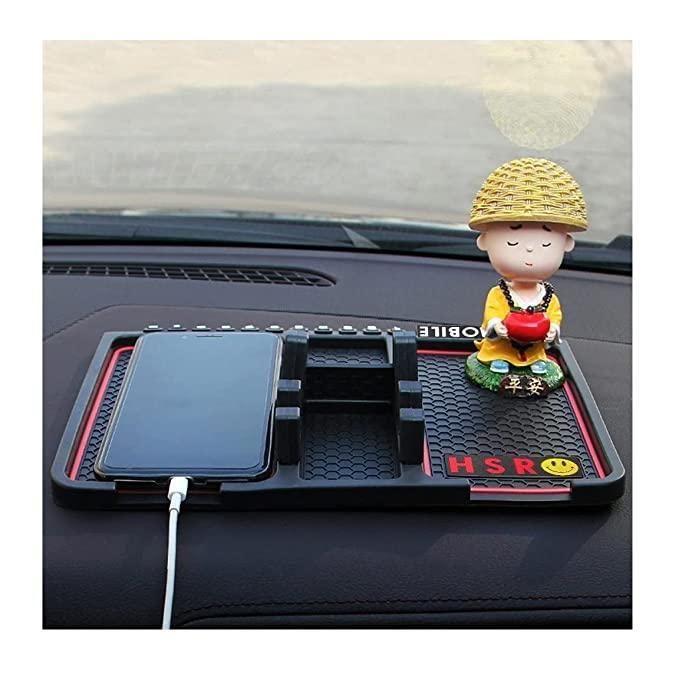 HSR Car Accessories Multifunction Phone GPS Holder Anti-Slip Silicone Pad and Car Mobile Holders for Car Dashboard - Shopsmart9