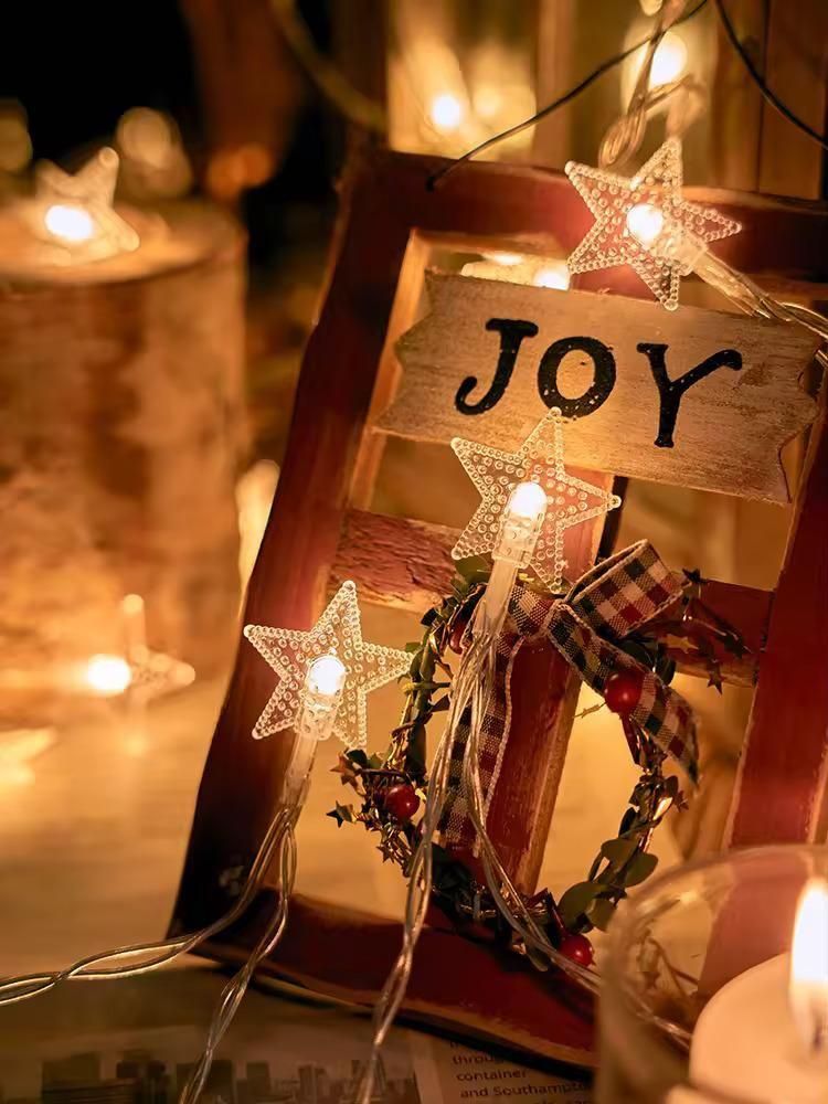 Serial String Star Lights for Decoration - Shopsmart9