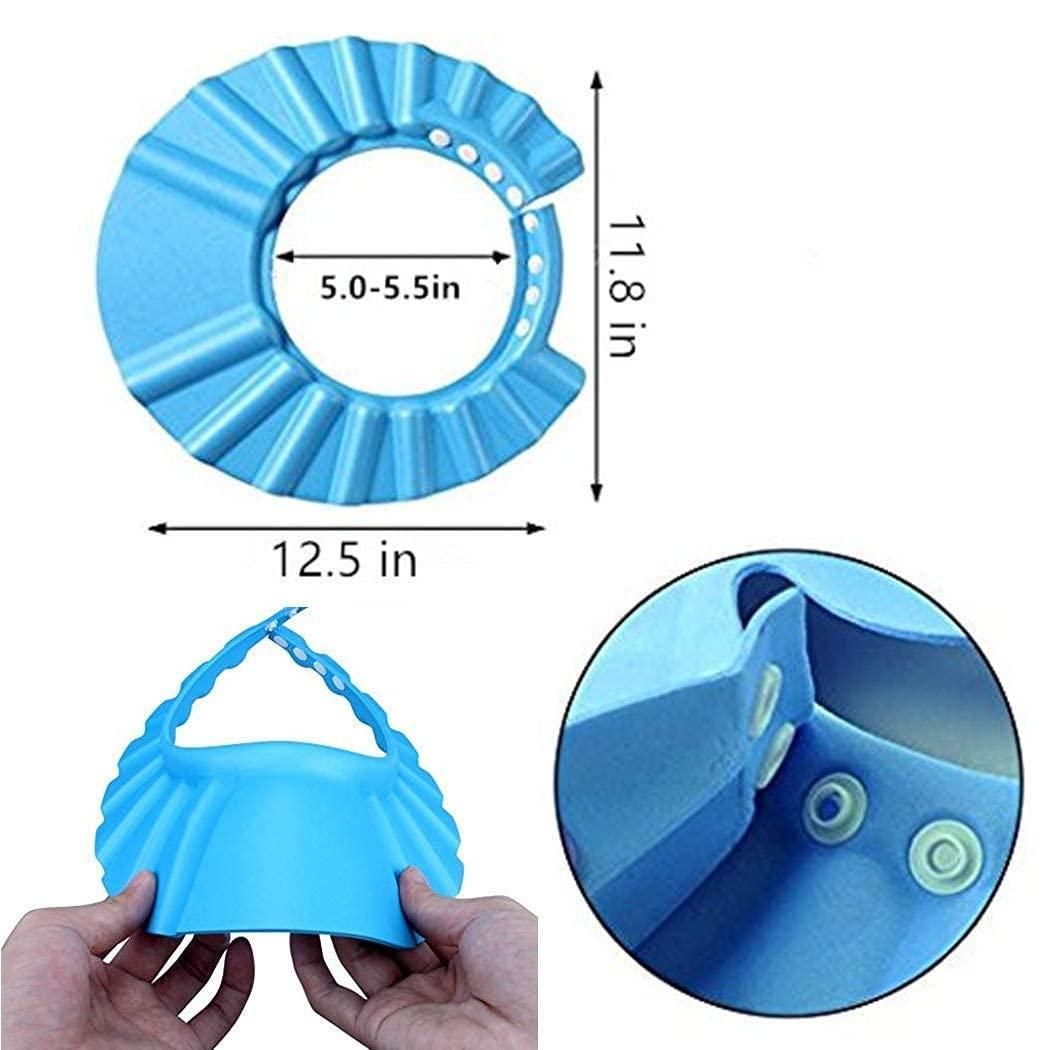 Baby Adjustable Safe Bathing Shower Cap (Pack of 2) - Shopsmart9