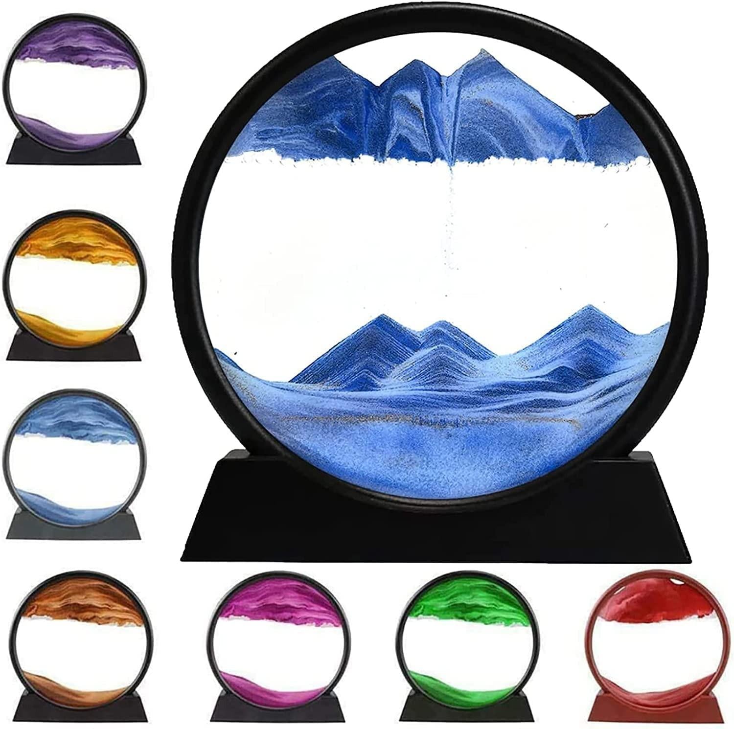 Relaxing Kinetic Sandscape Art Table Desk - Shopsmart9
