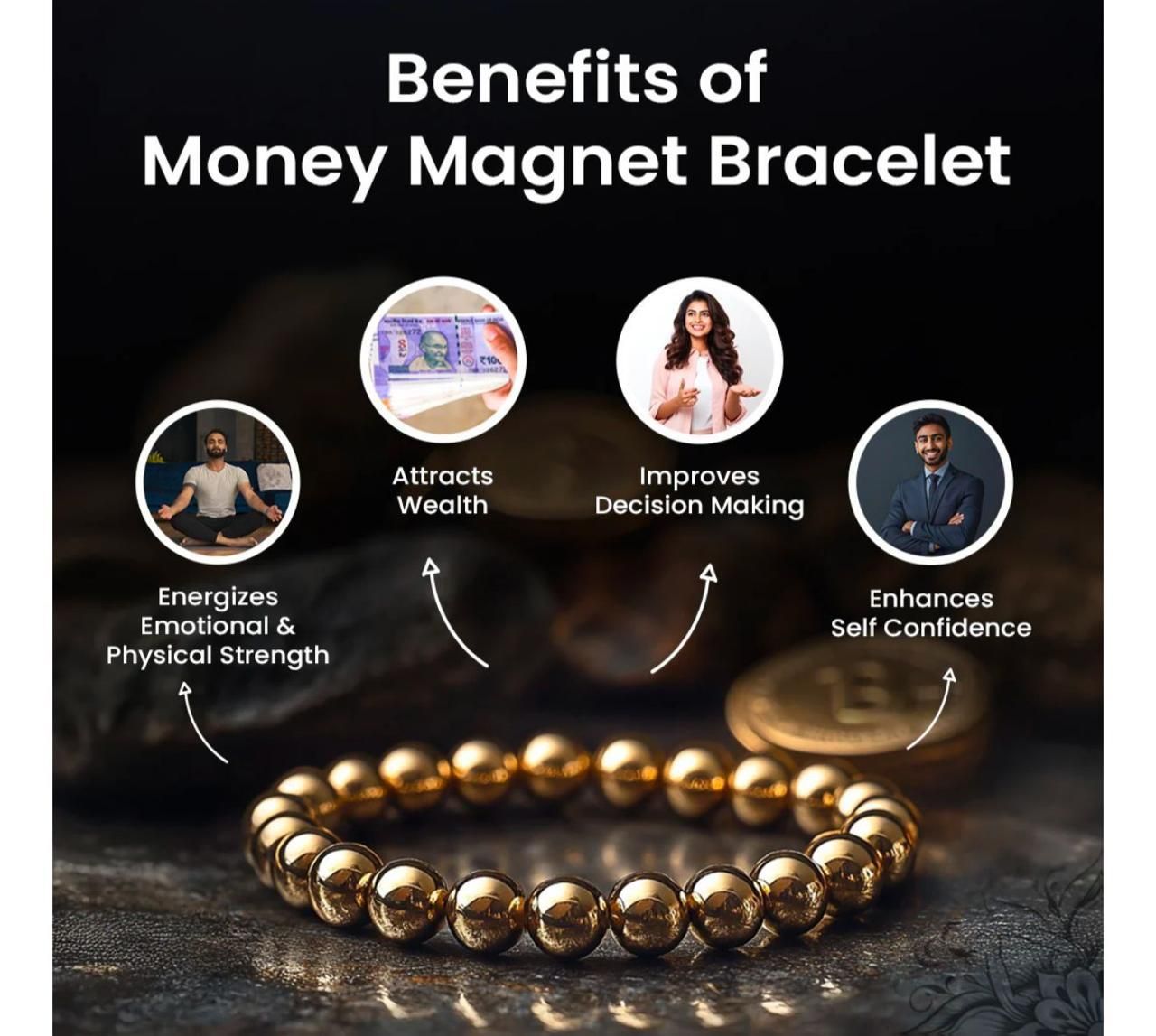 Unisex Money Magnet Bracelet - Shopsmart9