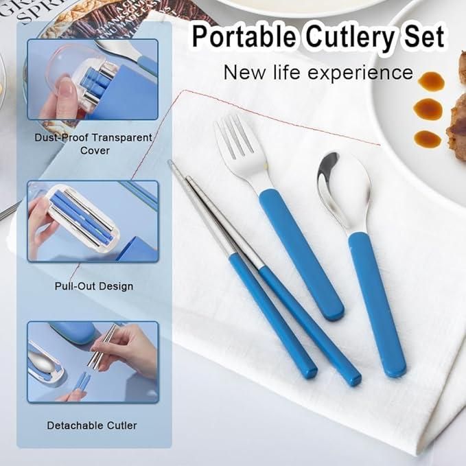Travel Kawaii Cutlery Set - Shopsmart9