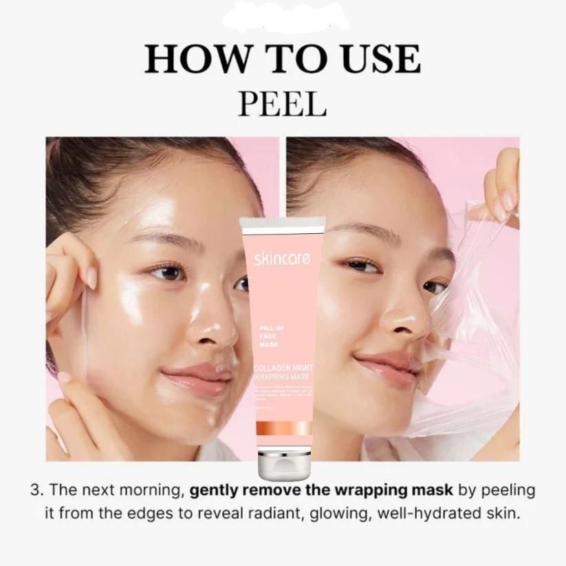 Collagen Night Wrapping Peel Off Mask Pack of 2 - Shopsmart9