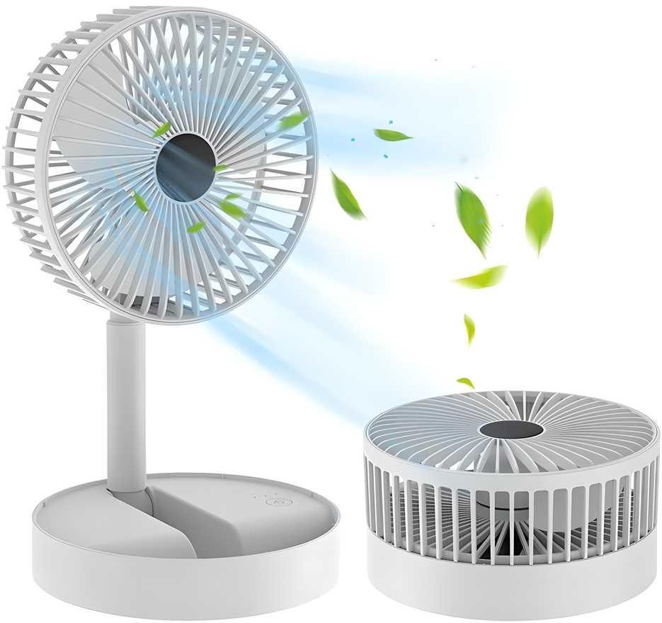 Powerful Rechargeable High Speed Table Desk Fan - Shopsmart9