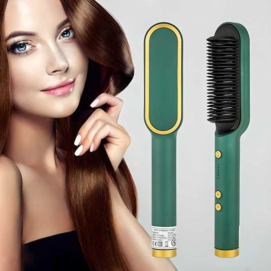 Professional Electric Hair Straightener Comb Brush - Shopsmart9