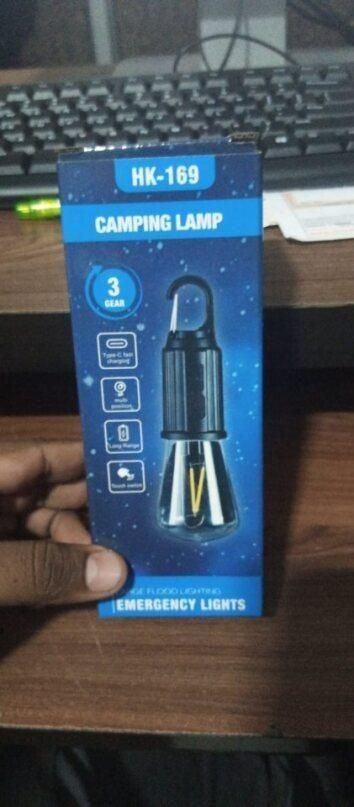 Decorative Hanging Bulb with 3 Modes Tent Lamp for Camping Pac of 2 - Shopsmart9