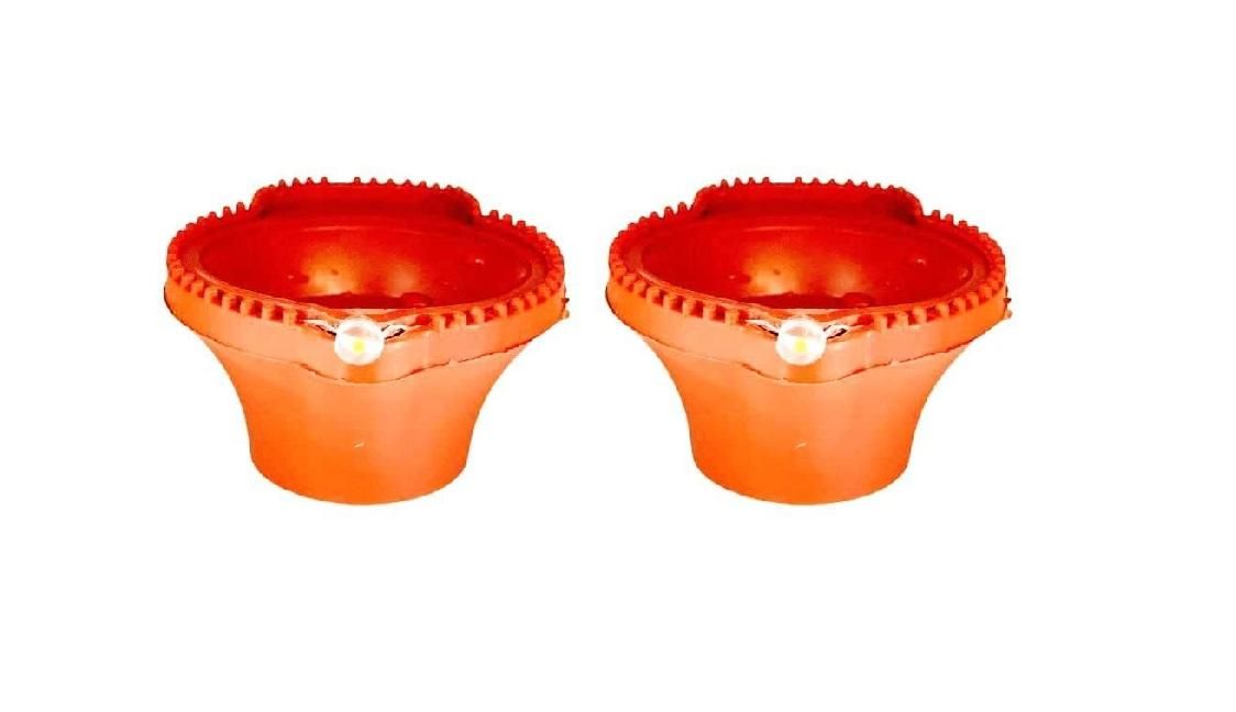 LED Light Water Sensor Diyas Plastic with, Ambient Lights, (Pack of 6/12/18/24) - Shopsmart9