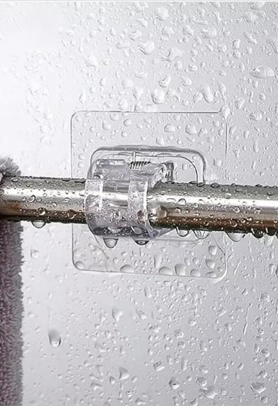 Rods Clips Hook Self Adhesive Pack of 6 - Shopsmart9