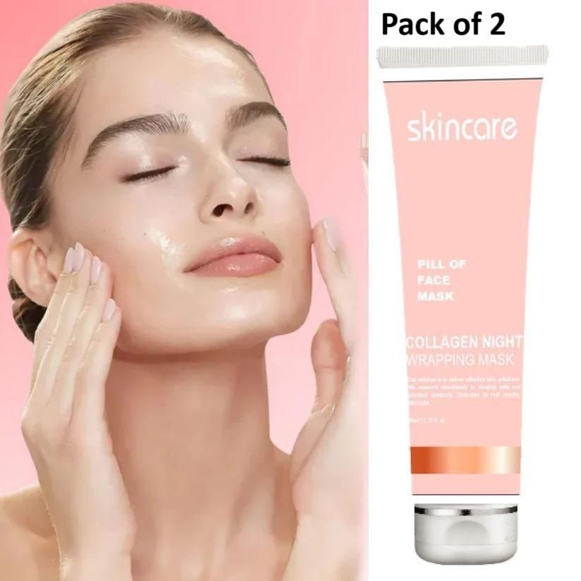 Collagen Night Wrapping Peel Off Mask Pack of 2 - Shopsmart9