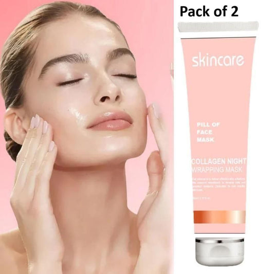 Collagen Night Wrapping Peel Off Mask Pack of 2 - Shopsmart9