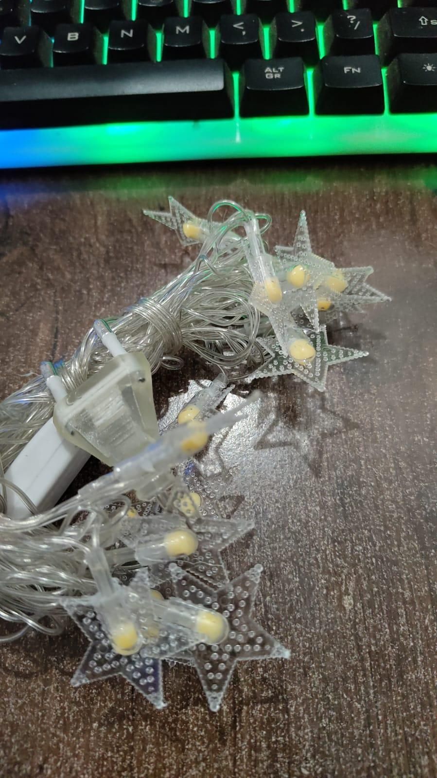 Serial String Star Lights for Decoration - Shopsmart9
