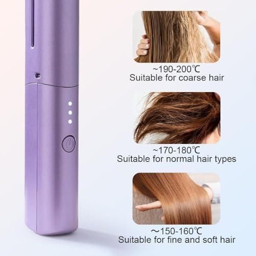 Rechargeable Hot Comb Hair Straightener - Shopsmart9