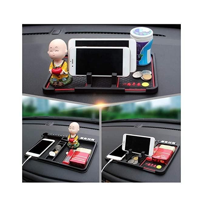 HSR Car Accessories Multifunction Phone GPS Holder Anti-Slip Silicone Pad and Car Mobile Holders for Car Dashboard - Shopsmart9