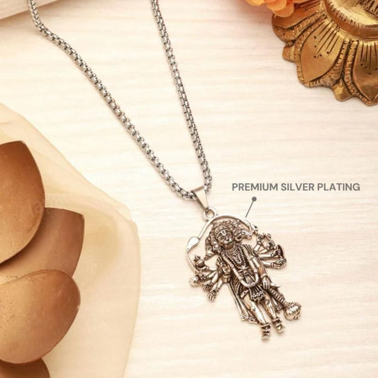 5 Mukhi Standing Hanumanji Pendant with Chain - Shopsmart9