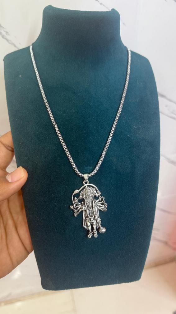 5 Mukhi Standing Hanumanji Pendant with Chain - Shopsmart9