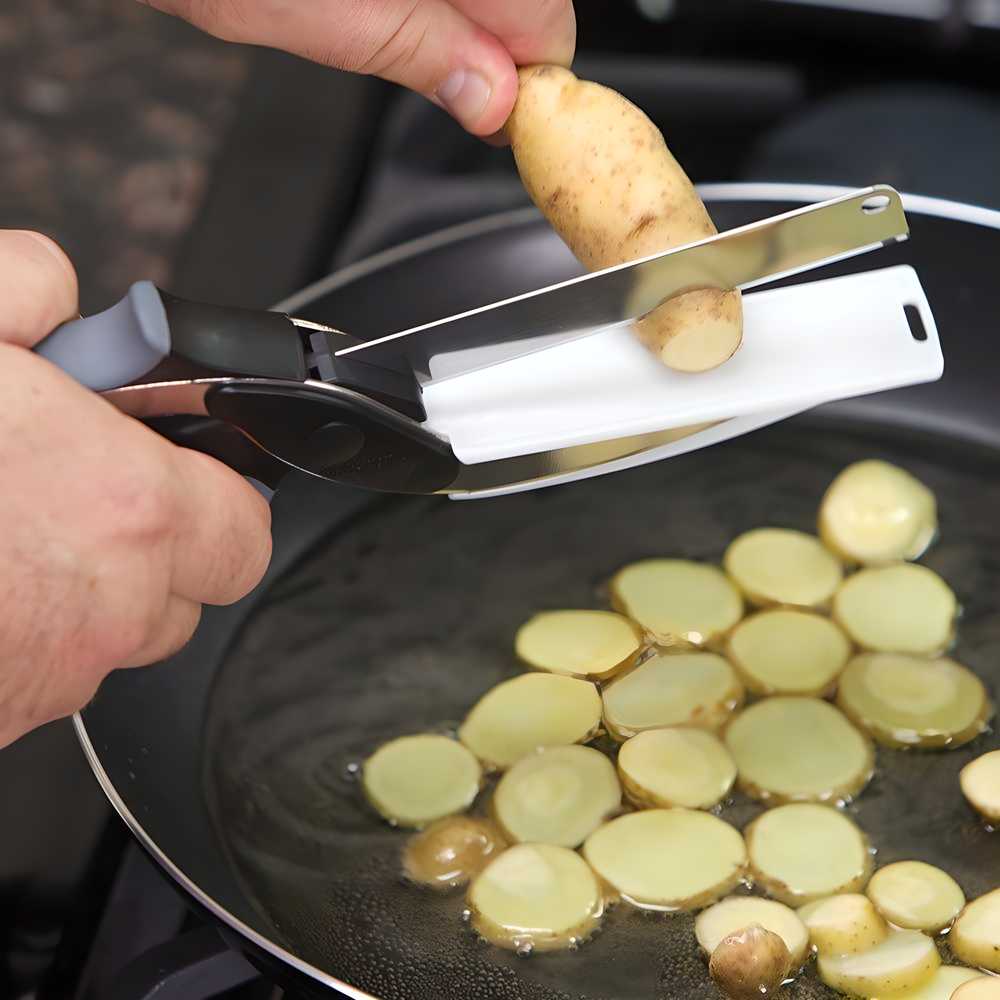 Clever Cutter - 2 in 1 Kitchen Knife / Cleaver Cutters - Shopsmart9
