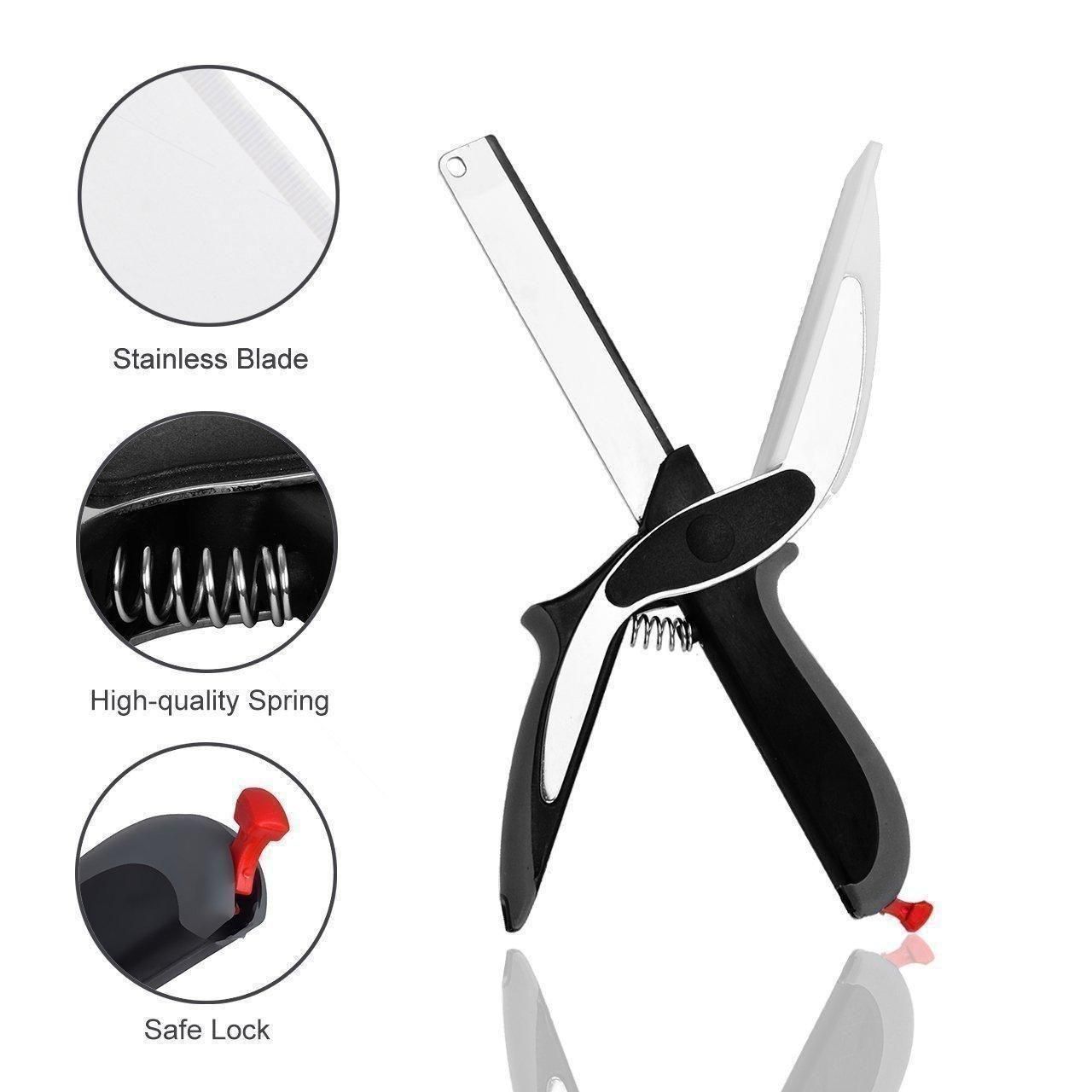 Clever Cutter - 2 in 1 Kitchen Knife / Cleaver Cutters - Shopsmart9