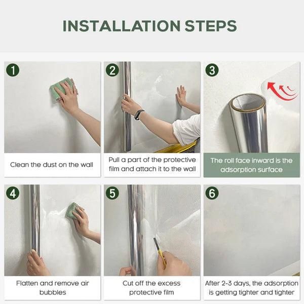 Self- Adhesive Transparent Electrostatic Wall Protection Film Buy 1 Get 1 Free - Shopsmart9