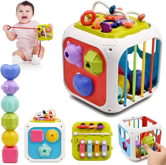Montessori 7 in 1 Baby Sensory Toy for Kids - Shopsmart9