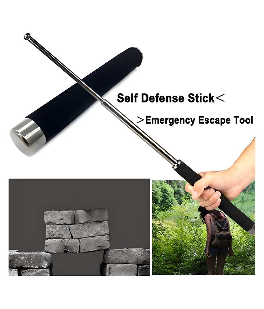 Vishou Self Defence Tactical Rod (Heavy Metal and Extendable) - Shopsmart9