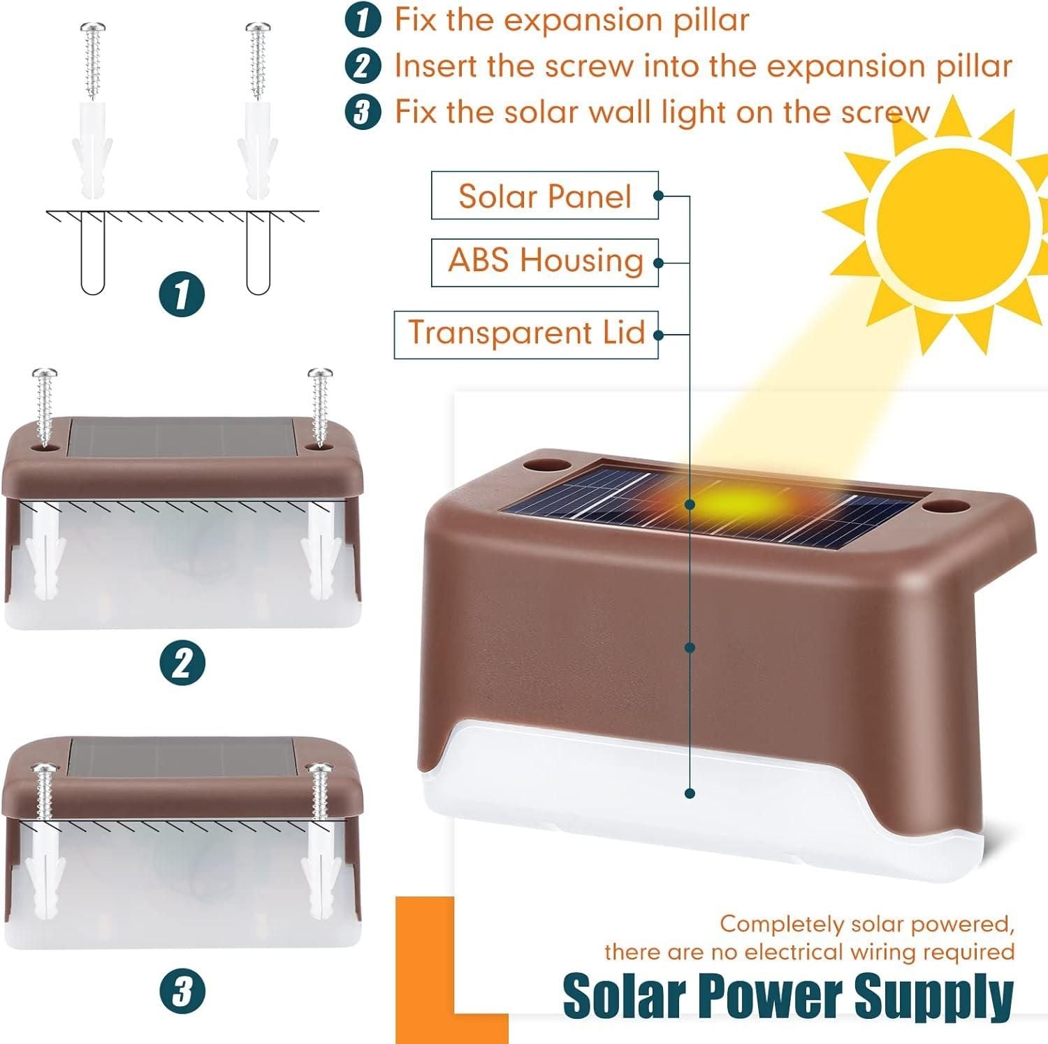 Solar Deck Lights Outdoor - Shopsmart9
