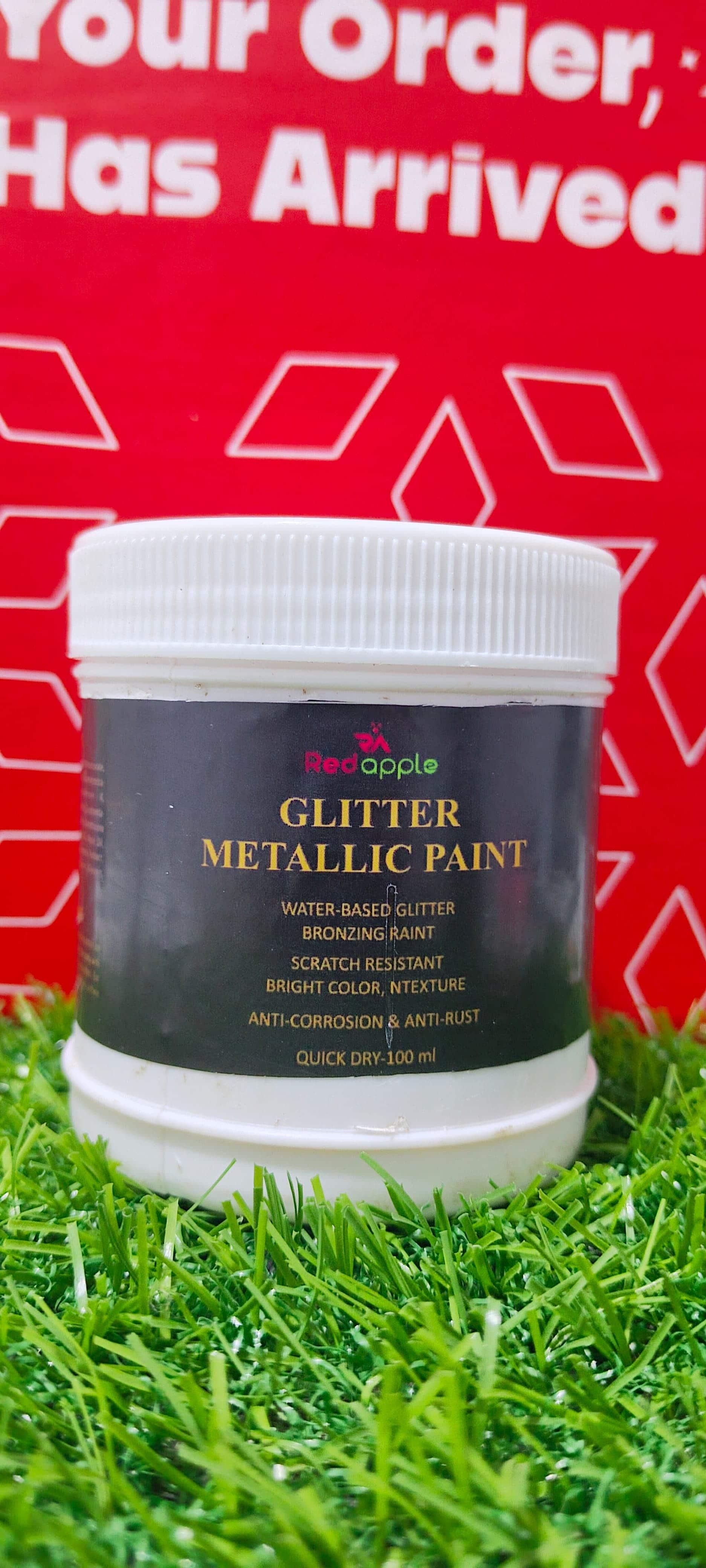 Glitter Metallic Paint 200 ml Pack of 2 - Shopsmart9