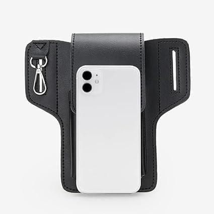 Multipurpose PU Leather Mobile Pouch with Belt Loop - Shopsmart9