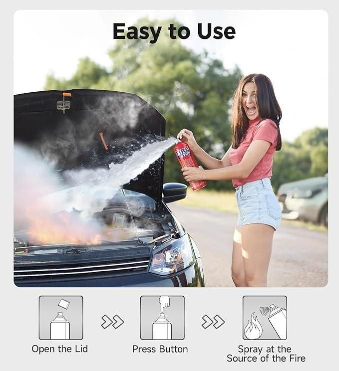 Car Fire Stop - Emergency Fire Response Spray 500ml - Shopsmart9