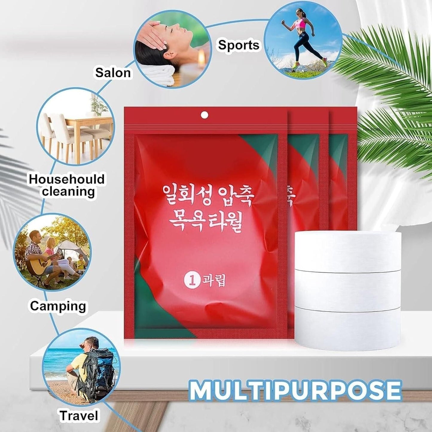 10 Pcs Compressed Bath Towel Tablets - Shopsmart9