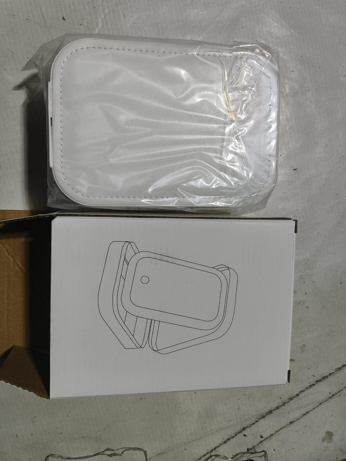 White Jewelry Box with LED Mirror - Shopsmart9