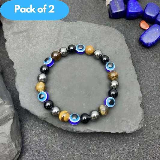 Devil's Eye Bohemian Bracelet Pack of 2 - Shopsmart9