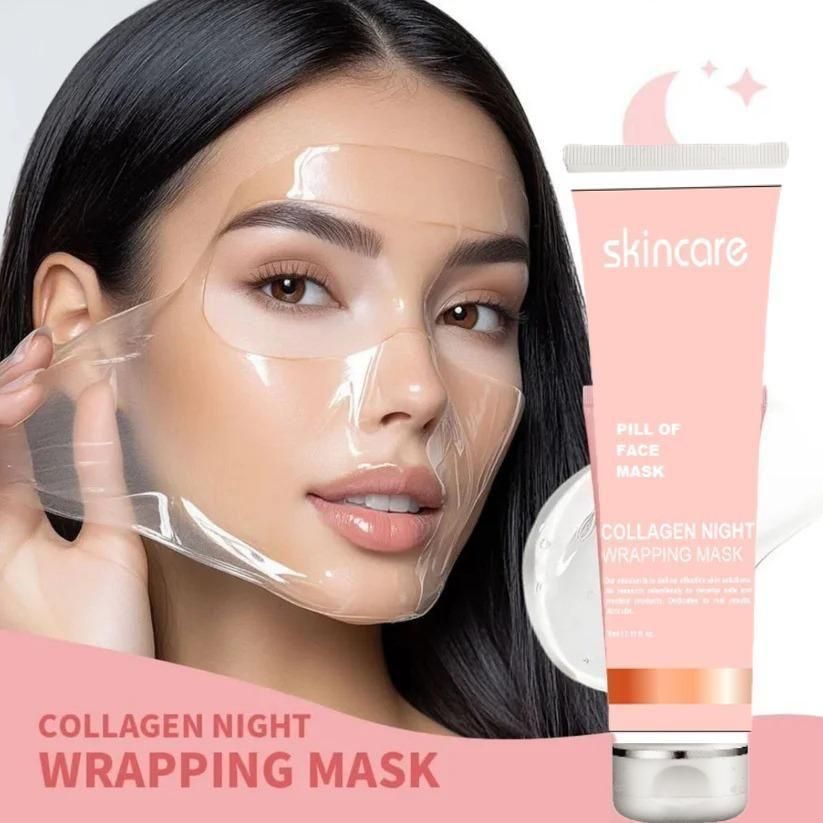 Collagen Night Wrapping Peel Off Mask Pack of 2 - Shopsmart9