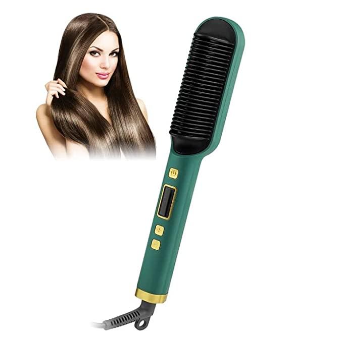 Professional Electric Hair Straightener Comb Brush - Shopsmart9