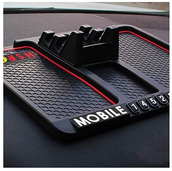 HSR Car Accessories Multifunction Phone GPS Holder Anti-Slip Silicone Pad and Car Mobile Holders for Car Dashboard - Shopsmart9