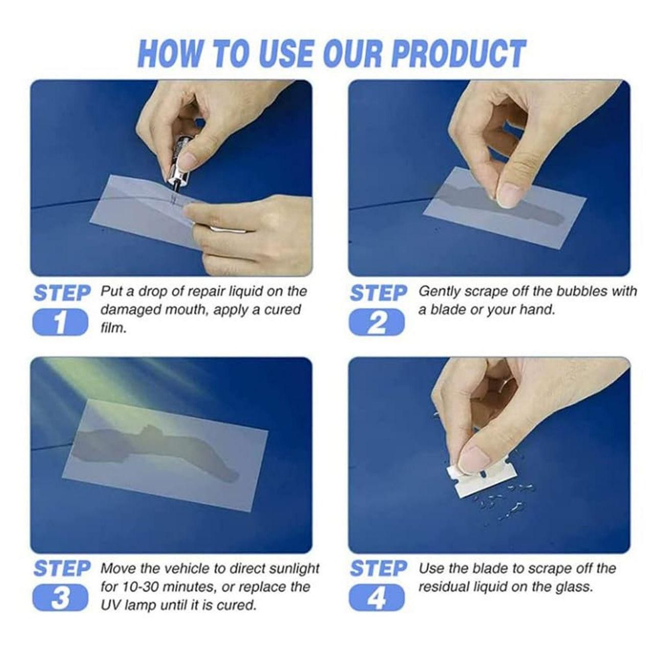 Glass Repair Kit Pack of 2 - Shopsmart9