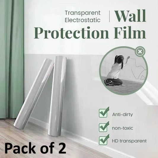 Self- Adhesive Transparent Electrostatic Wall Protection Film Buy 1 Get 1 Free - Shopsmart9