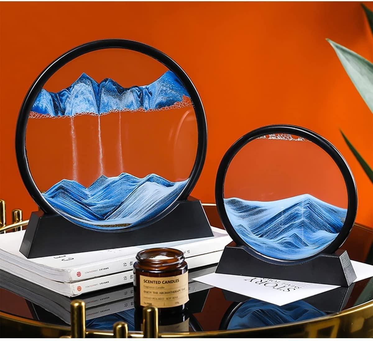 Relaxing Kinetic Sandscape Art Table Desk - Shopsmart9