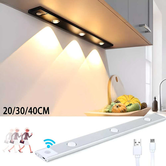 LED PIR Motion Sensor Cabinet  With USB Rechargeble - Shopsmart9