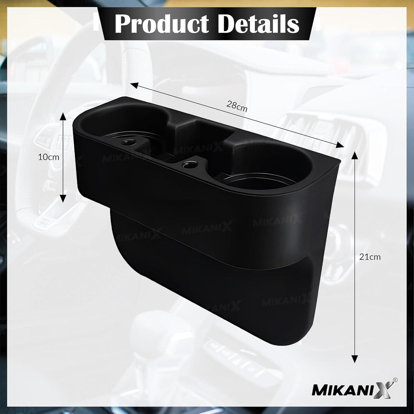 Multifunctional Car Cup Holder & Mobile Device Organizer - Shopsmart9